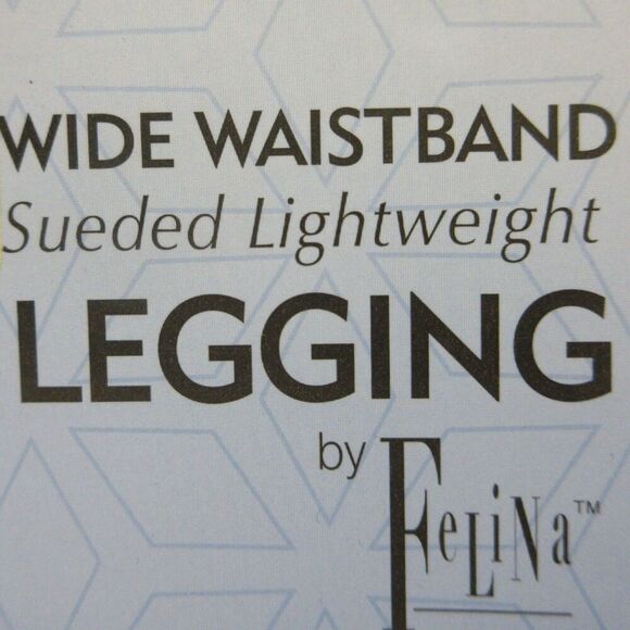 FELINA Leggings 2 Pair Pack Sz S Black Wide Waistband Yoga Workout Everyday NWT - Picture 7 of 14
